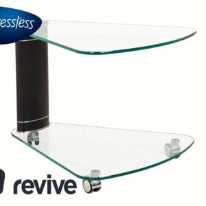 Stressless Couchtisch Glas Grau Silber Schwarz Beistelltisch