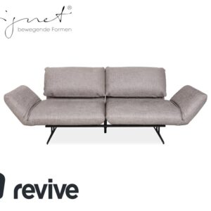 Signet Messina Stoff Zweisitzer Grau manuelle Funktion Sofa