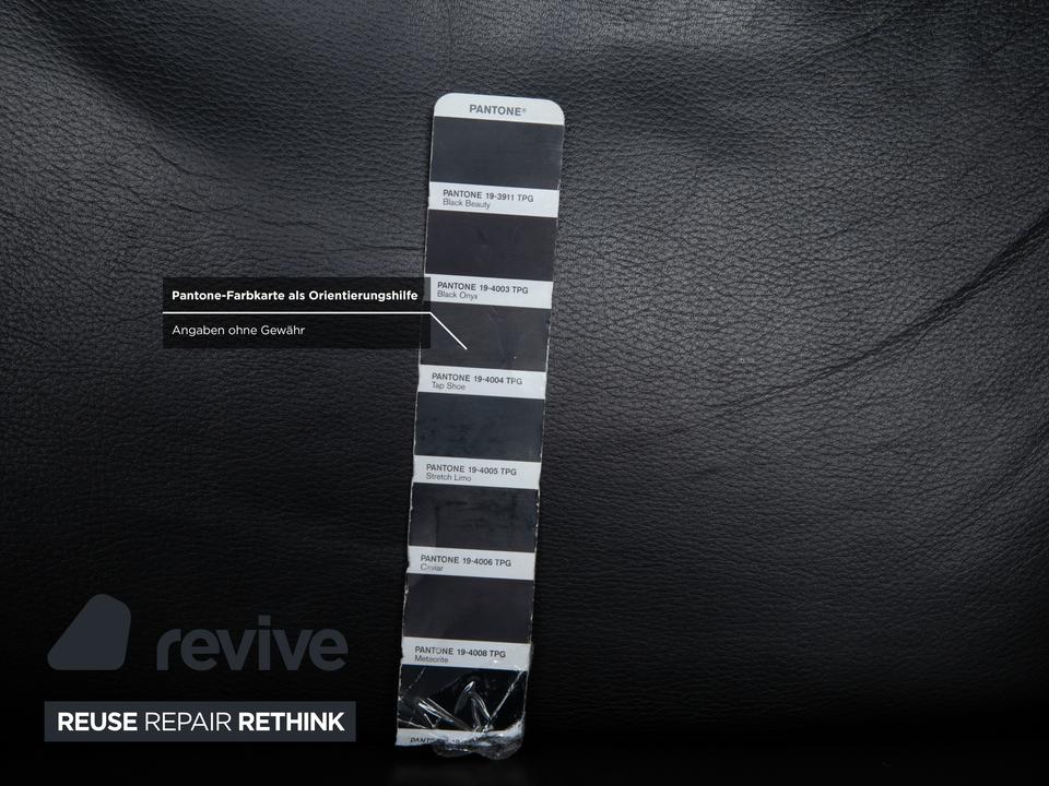 Rolf Benz EGO Leder Sessel Schwarz manuelle Funktion Hochlehner – Bild 13