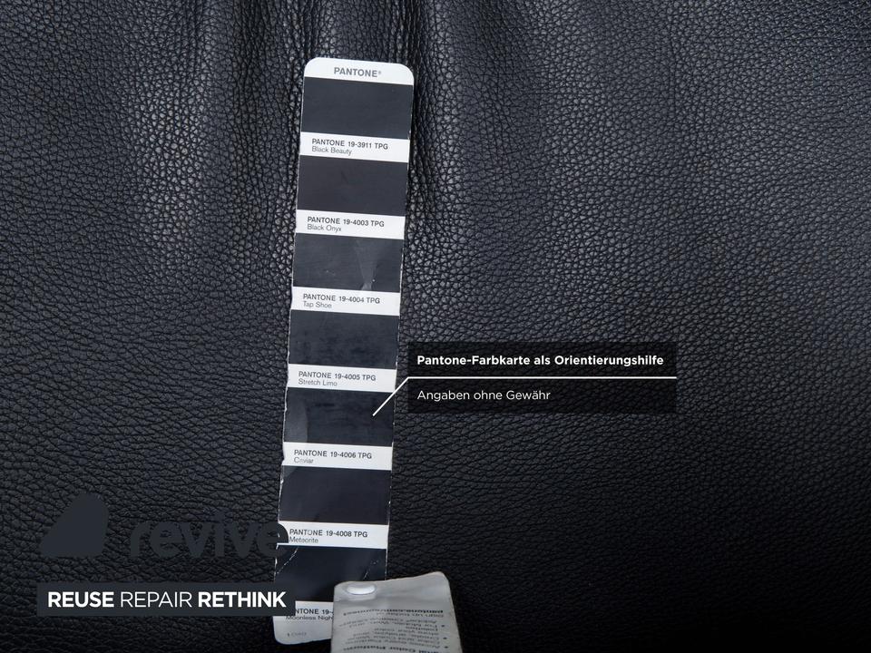 Rolf Benz EGO Leder Sessel Schwarz manuelle Funktion – Bild 9