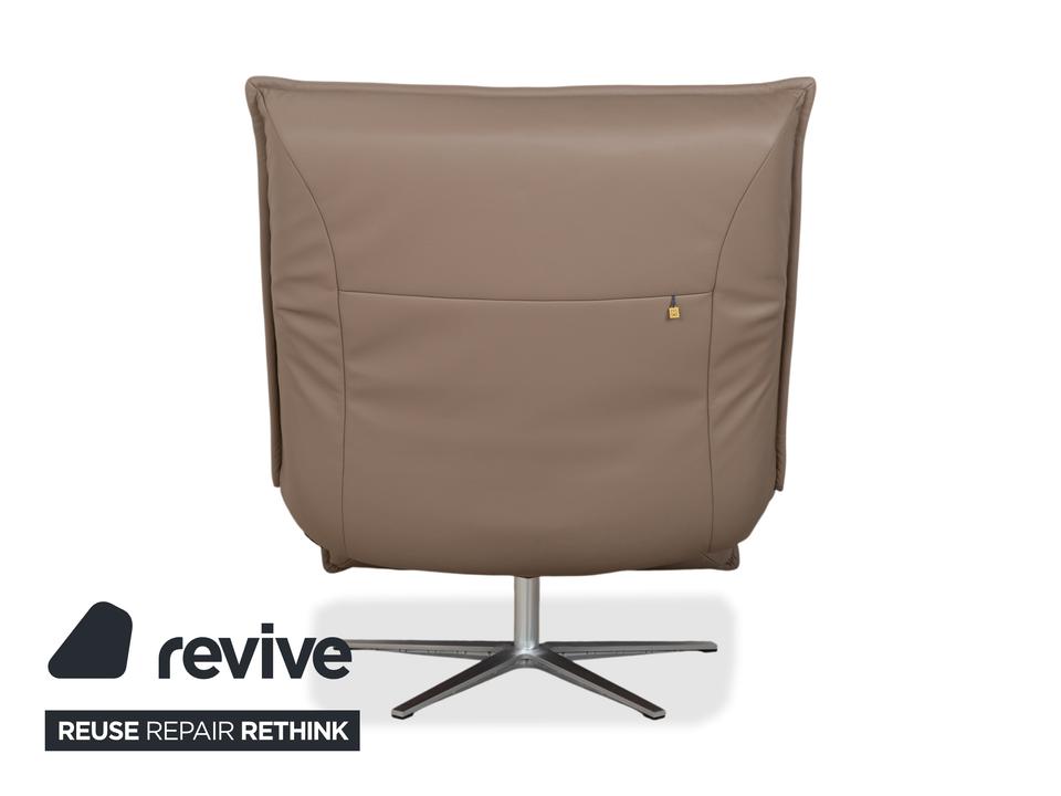 Koinor Epos Leder Sessel Beige Taupe elektrische Funktion Akku – Bild 16