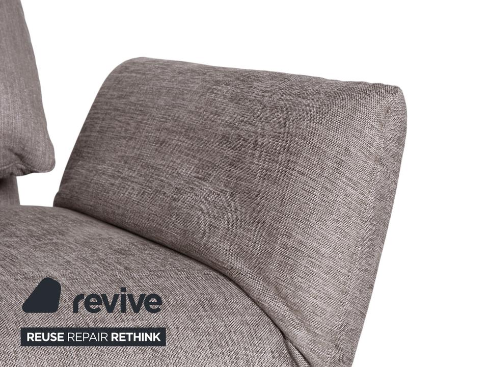 Signet Messina Stoff Zweisitzer Grau manuelle Funktion Sofa – Bild 13