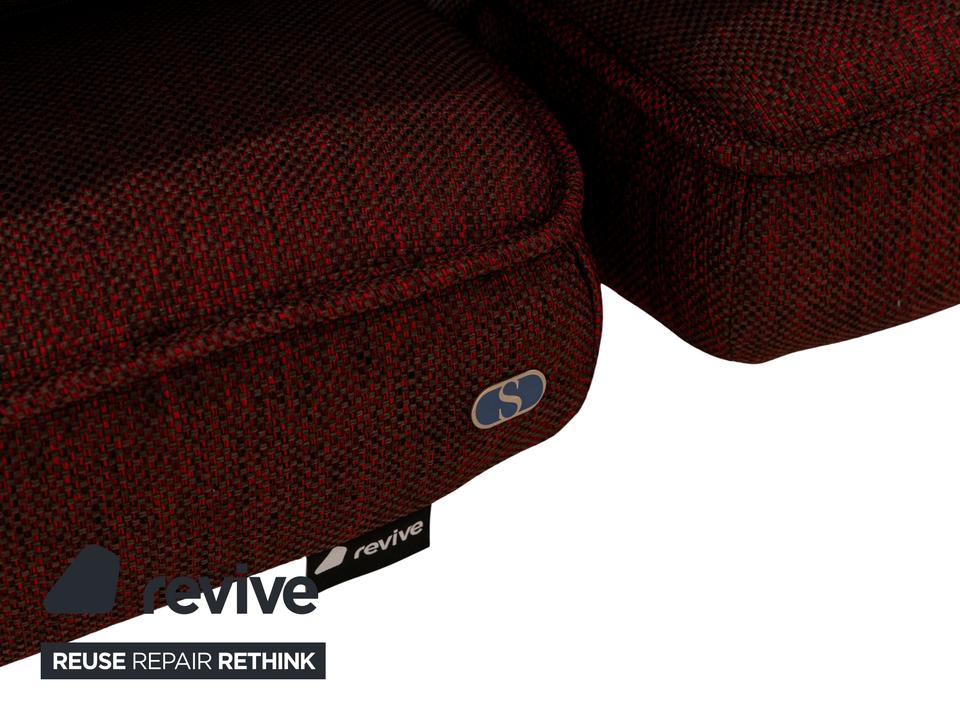 de Sede DS 450 Stoff Sofa Rot Zweisitzer Funktion Relaxfunktion – Bild 9