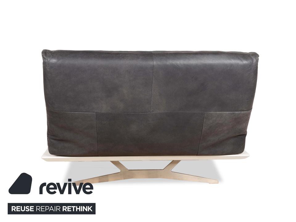 Koinor Marylin Leder Metall Liege Grau Weiß – Bild 13