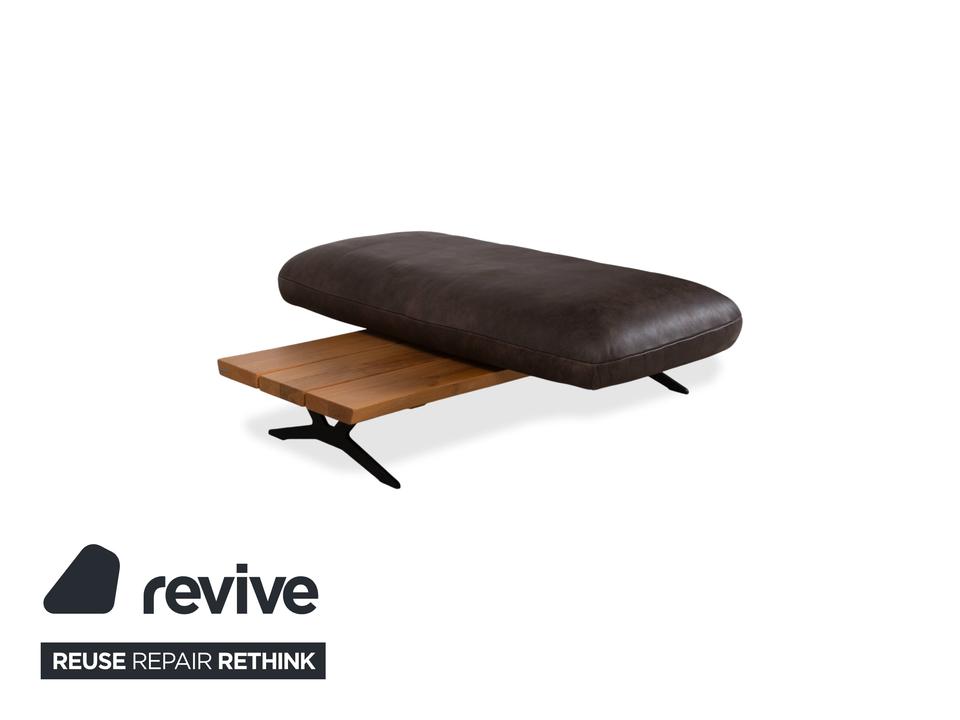 Koinor Marylin Leder Ecksofa Hocker Schoko Braun manuelle – Bild 10