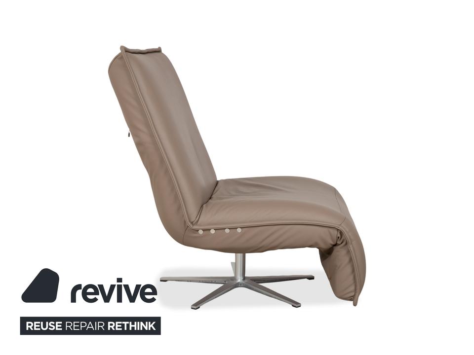 Koinor Epos Leder Sessel Beige Taupe elektrische Funktion Akku – Bild 15