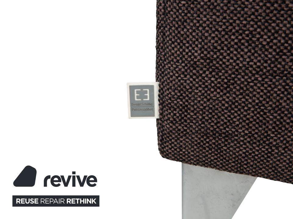 Ewald Schillig Stoff Sessel Braun Grau – Bild 9