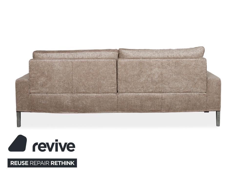 FSM Clarus Stoff Dreisitzer Grau Beige Meliert Sofa Couch ✨ – Bild 10