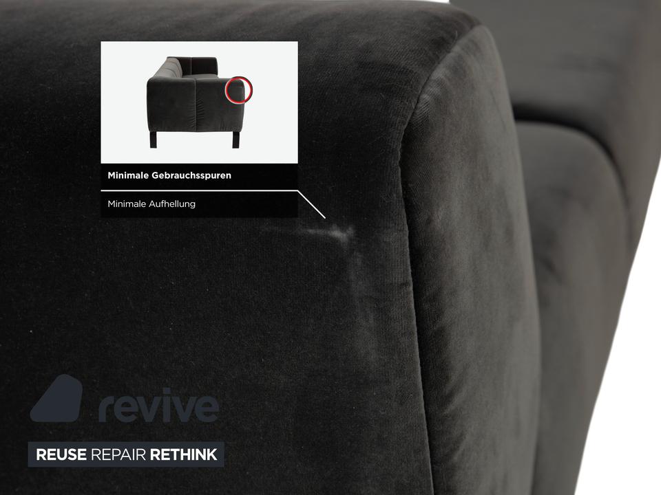 Rolf Benz 323 Stoff Dreisitzer Grau Sofa Couch – Bild 7