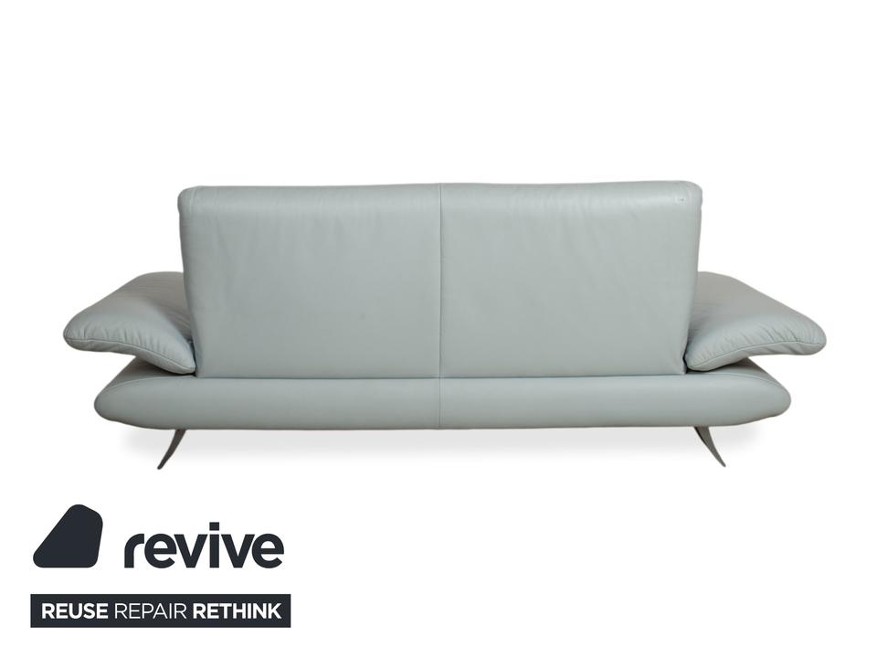 Koinor Rossini Leder Zweisitzer Blau Eisblau manuelle Funktion – Bild 14