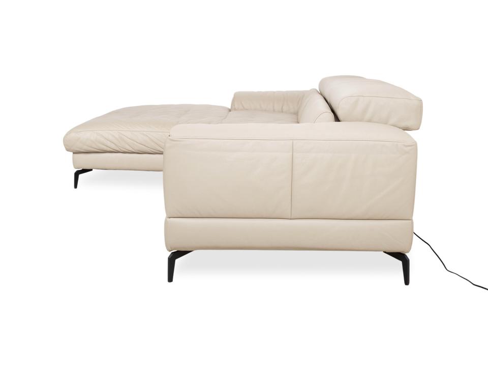 Willi Schillig Piedroo Leder Ecksofa Beige elektrische Funktion – Bild 15
