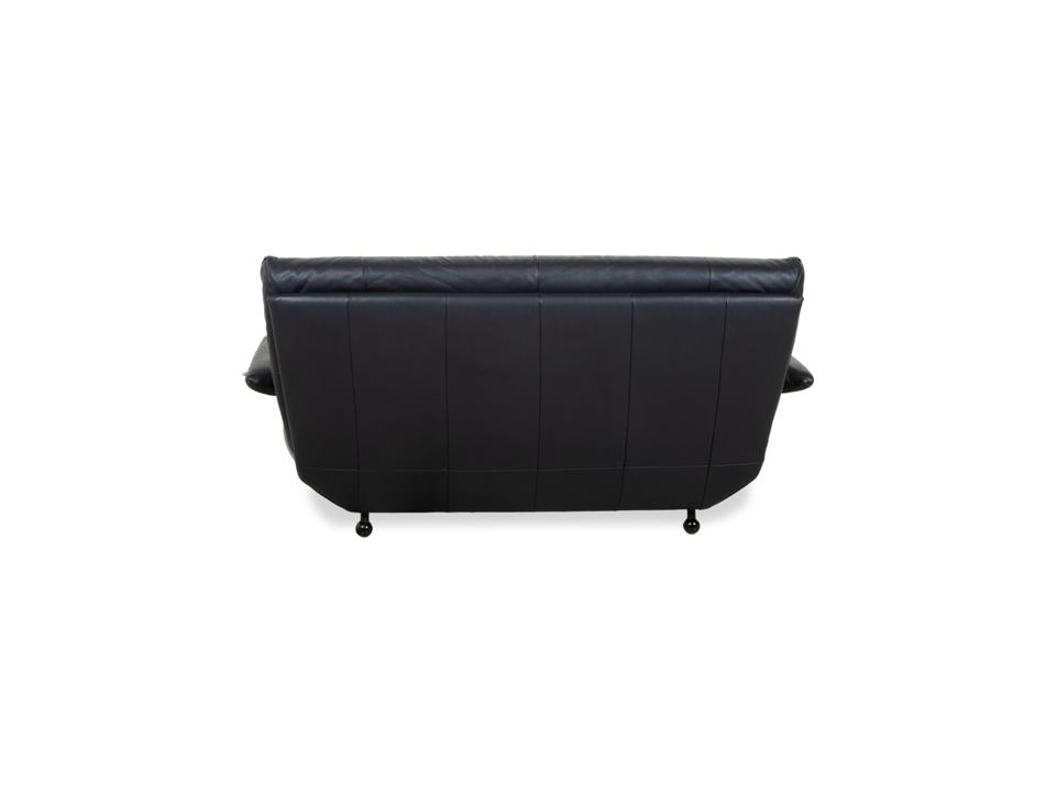 Rolf Benz BMP 418 Leder Zweisitzer Blau Dunkelblau Sofa Couch – Bild 14