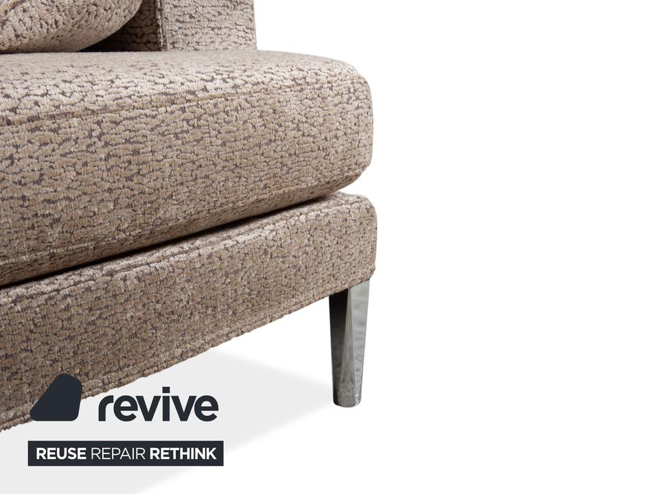 FSM Clarus Stoff Dreisitzer Grau Beige Meliert Sofa Couch ✨ – Bild 4