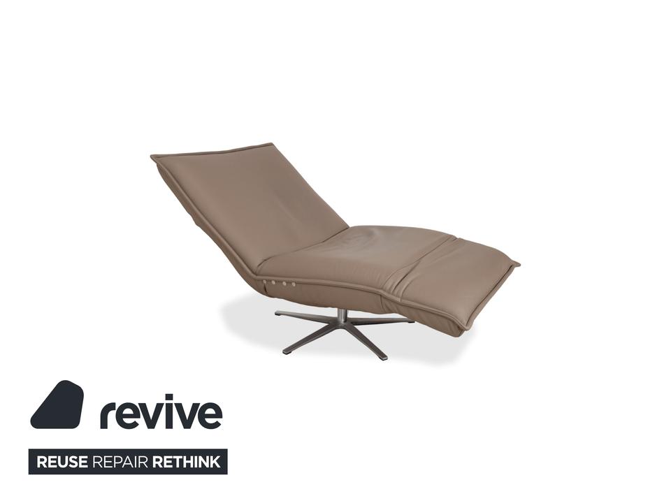 Koinor Epos Leder Sessel Beige Taupe elektrische Funktion Akku – Bild 5