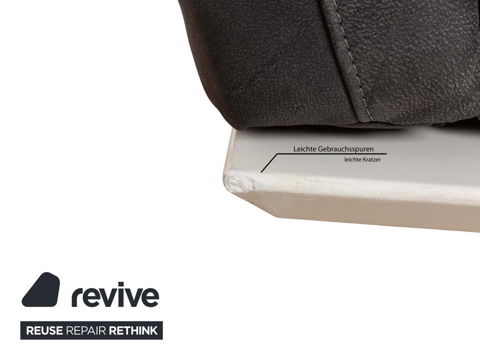 Koinor Marylin Leder Metall Liege Grau Weiß – Bild 7