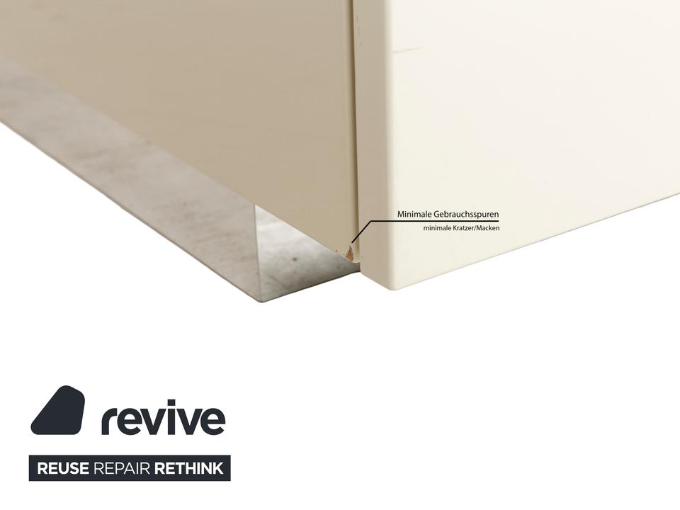 Hülsta Lilac Holz Sideboard Weiß Creme Hochglanz Funktion – Bild 10