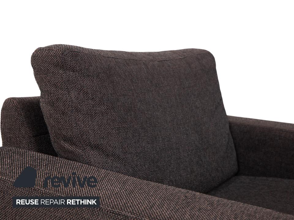 Ewald Schillig Stoff Sessel Braun Grau – Bild 5