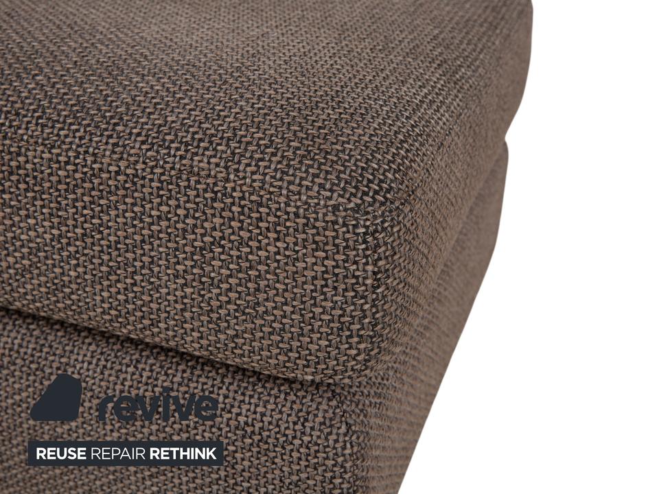 COR Conseta Stoff Zweisitzer Hocker Grau Braun Sofa Couch – Bild 8