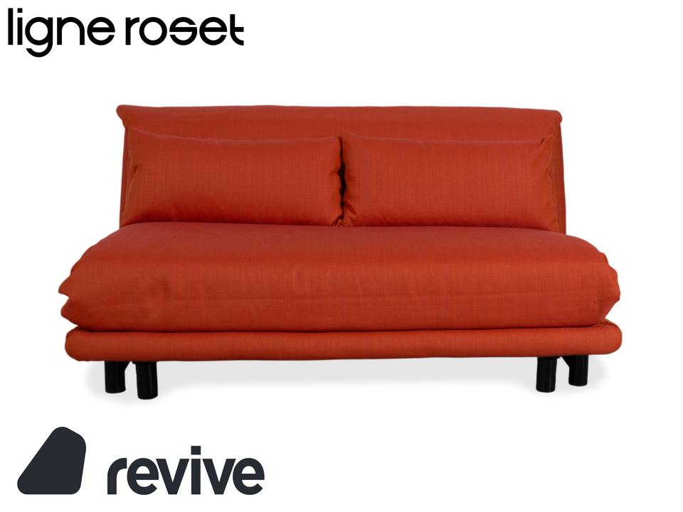 Ligne Roset Multy Stoff Dreisitzer Rot Orange manuelle Funktion