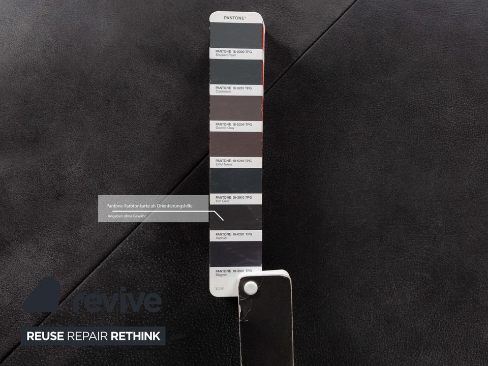 Koinor Marylin Leder Metall Liege Grau Weiß – Bild 11