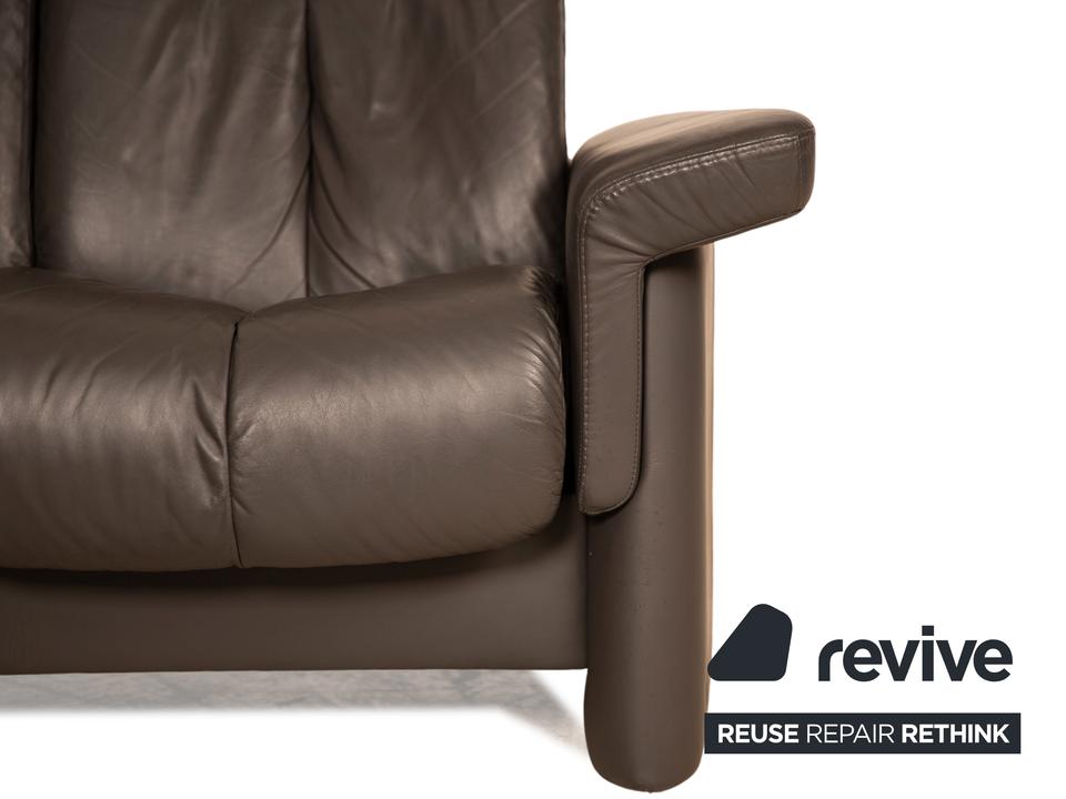 Stressless Legend Leder Ecksofa Schwarz manuelle Funktion Sofa – Bild 5