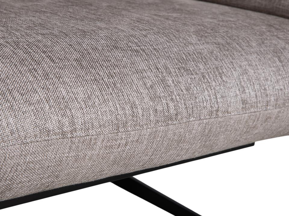 Signet Messina Stoff Zweisitzer Grau manuelle Funktion Sofa – Bild 15