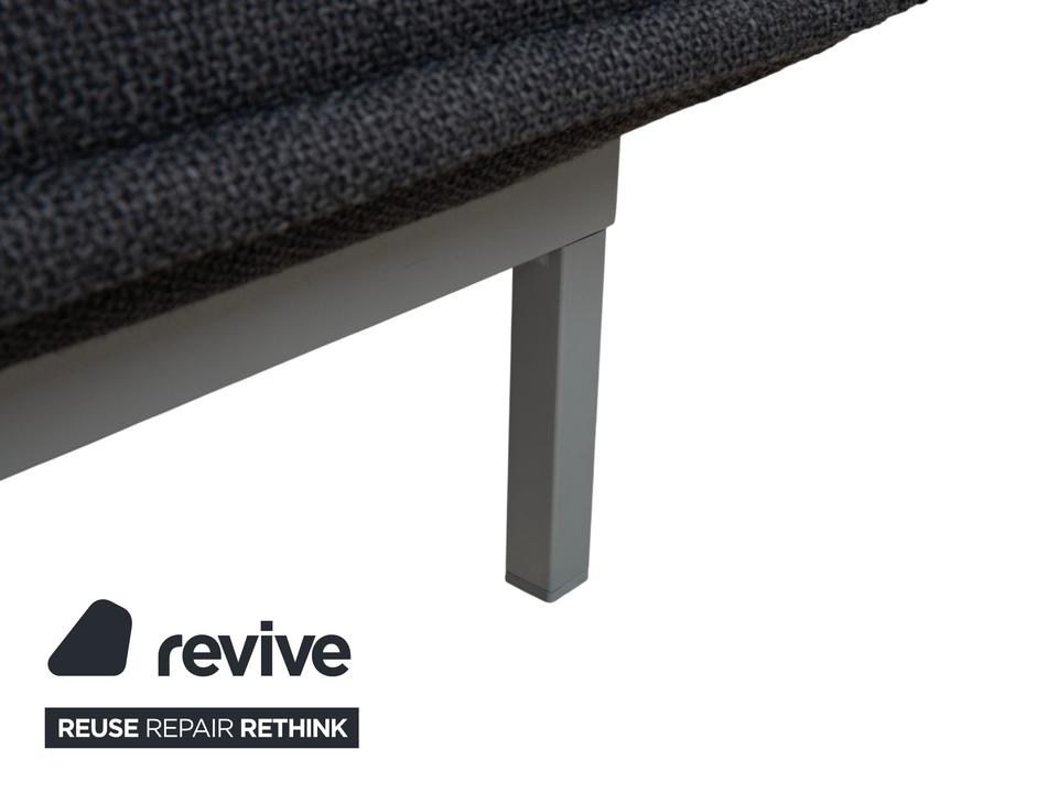 Rolf Benz Nova Stoff Sessel Grau manuelle Funktion – Bild 7