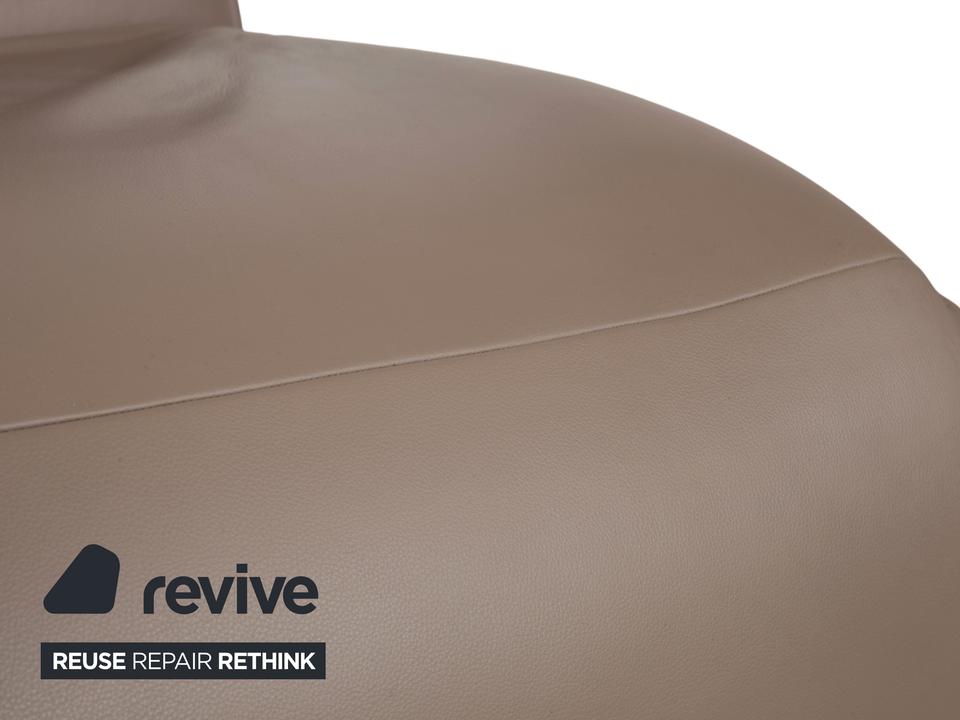 Koinor Epos Leder Sessel Beige Taupe elektrische Funktion Akku – Bild 7