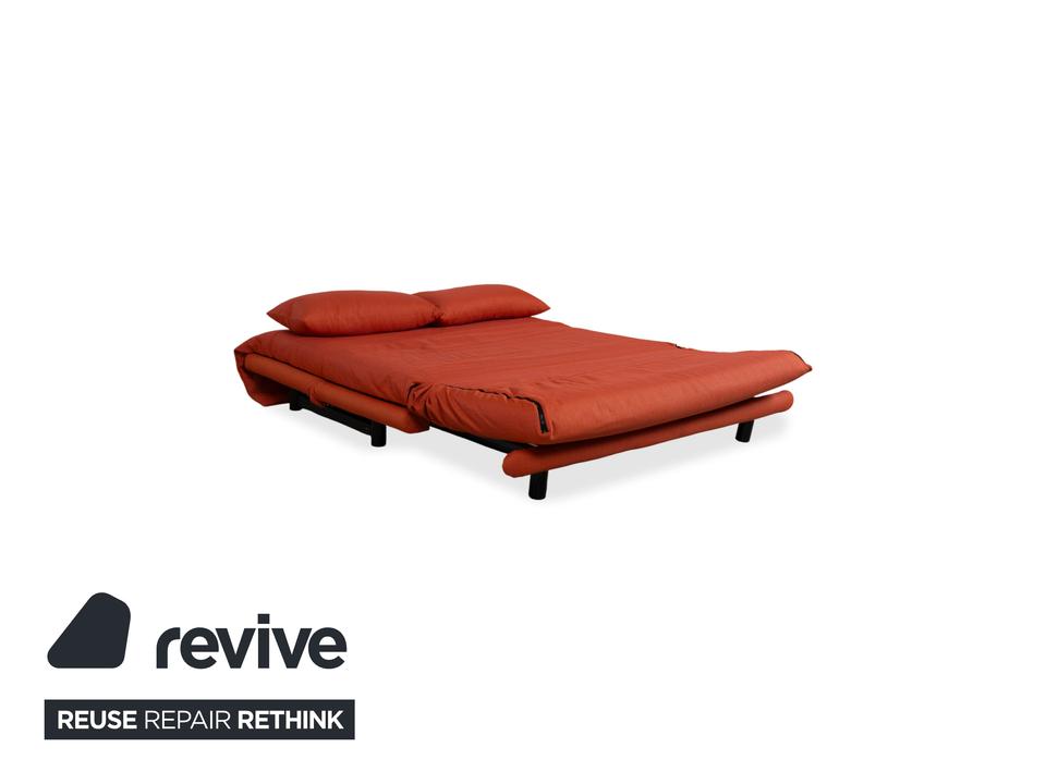 Ligne Roset Multy Stoff Dreisitzer Rot Orange manuelle Funktion – Bild 5