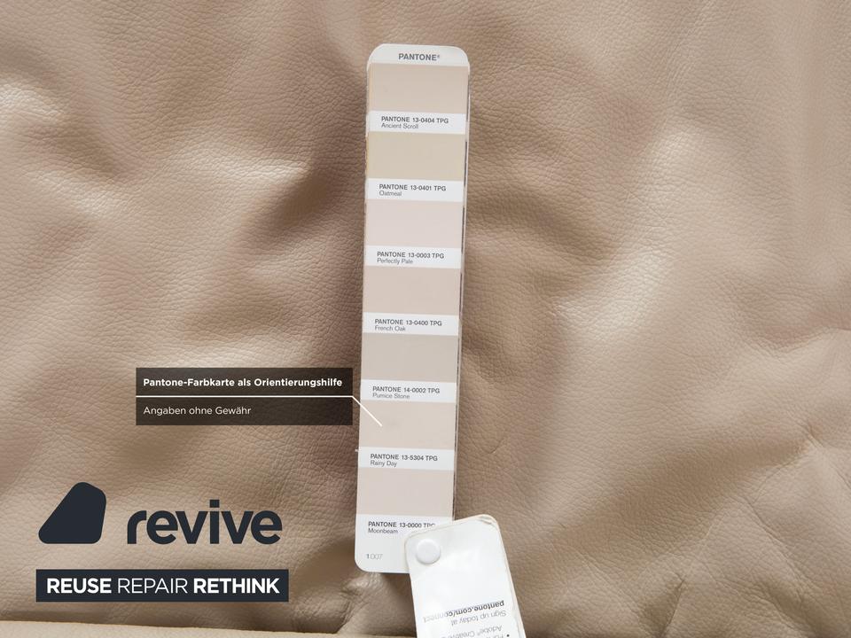 Willi Schillig Piedroo Leder Ecksofa Beige elektrische Funktion – Bild 13