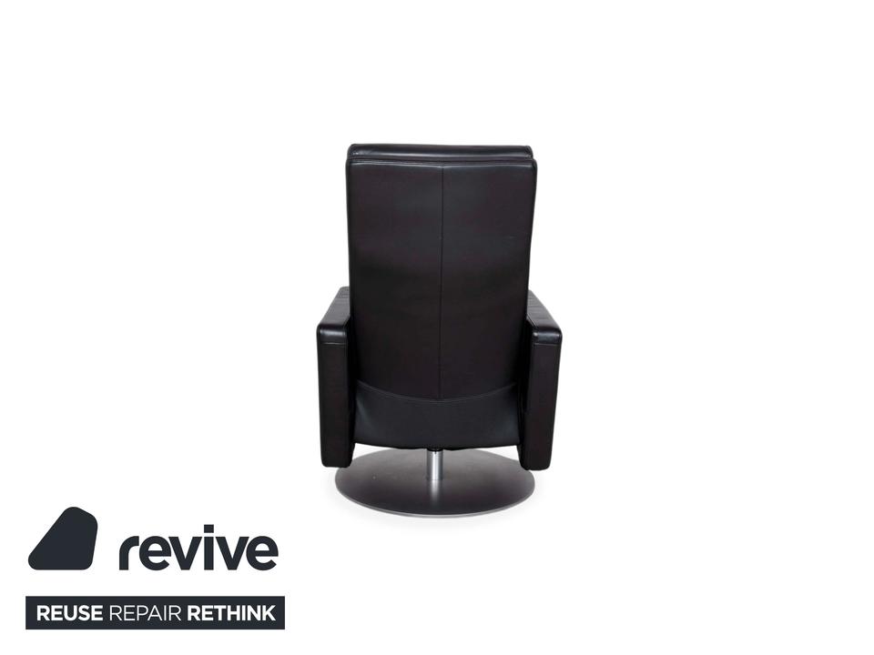 Rolf Benz EGO Leder Sessel Schwarz manuelle Funktion – Bild 12