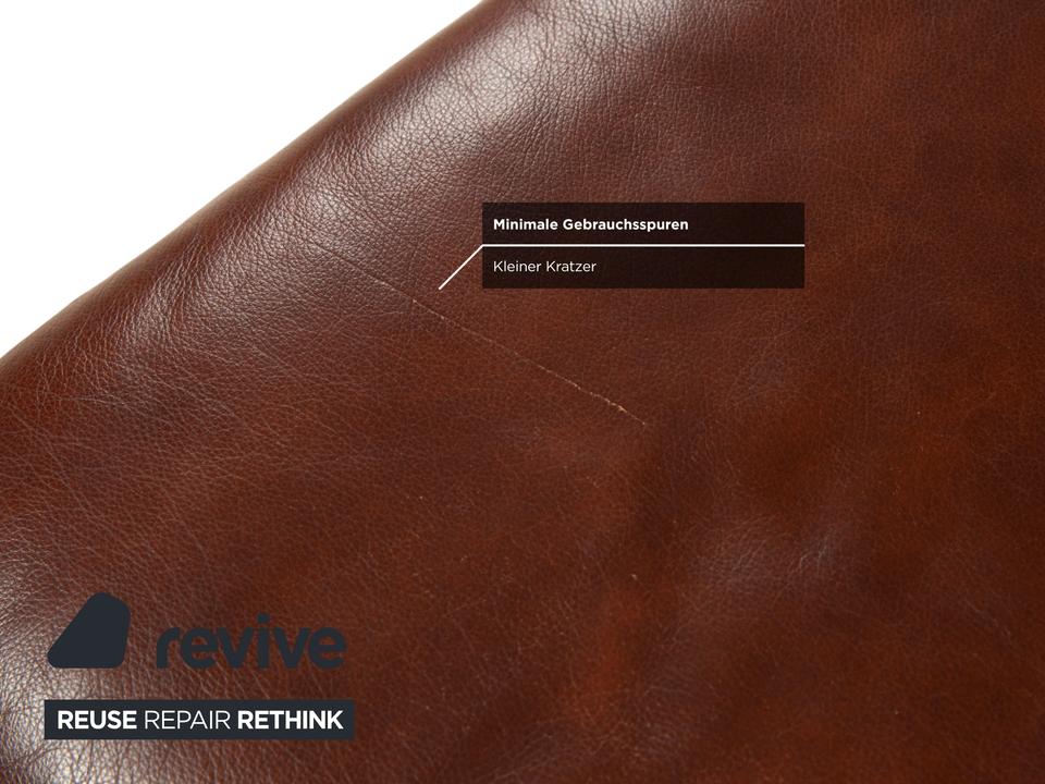 Stressless Arion Leder Holz Hocker Braun Rollen – Bild 9