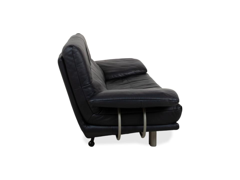 Rolf Benz BMP 418 Leder Zweisitzer Blau Dunkelblau Sofa Couch – Bild 13