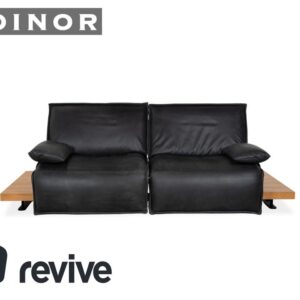 Koinor Free Motion Edit 2 Leder Zweisitzer Dunkelgrau Schiefer