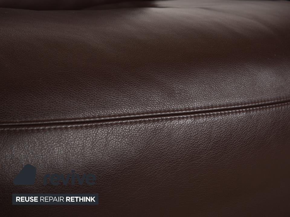 Koinor Easy Leder Zweisitzer Braun elektrische Funktion Sofa – Bild 7