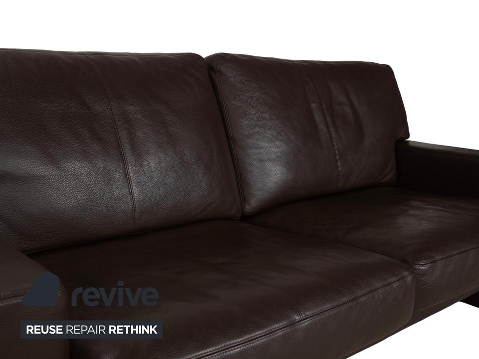 Erpo CL 100 Leder Zweisitzer Braun Sofa Couch – Bild 6