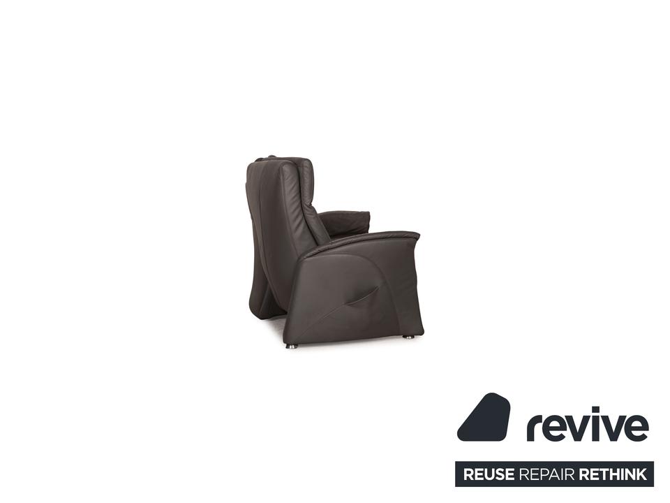 Himolla Cumuly Leder Sofa Grau Dreisitzer Couch – Bild 12