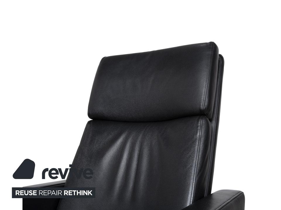 Rolf Benz EGO Leder Sessel Schwarz manuelle Funktion – Bild 8