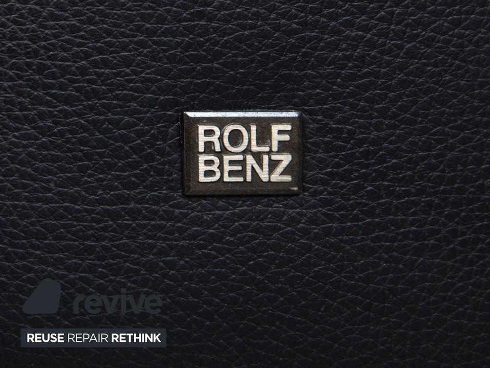 Rolf Benz EGO Leder Sessel Schwarz manuelle Funktion – Bild 10