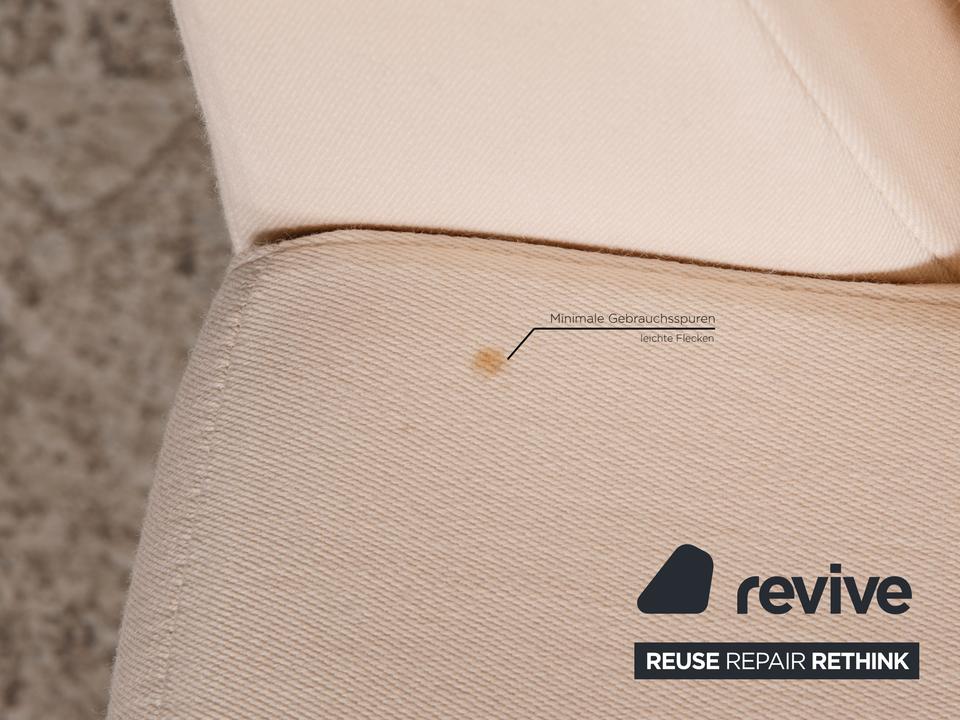 Cor Conseta Stoff Sofa Creme Dreisitzer Couch – Bild 5