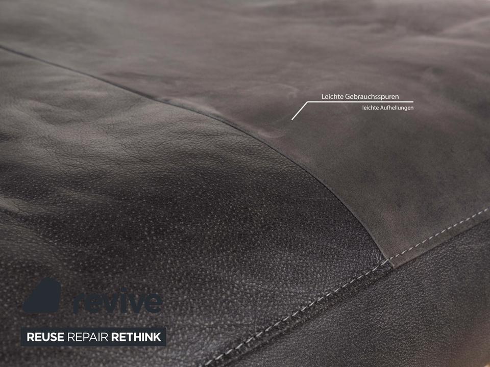 Koinor Marylin Leder Metall Liege Grau Weiß – Bild 8