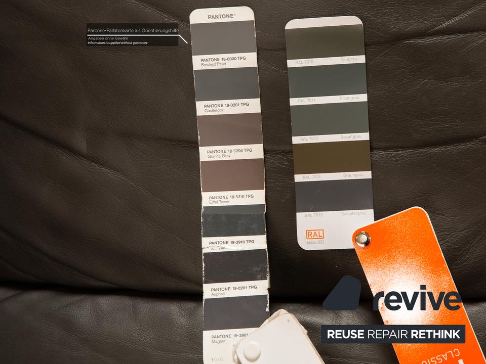 Stressless Legend Leder Ecksofa Schwarz manuelle Funktion Sofa – Bild 8