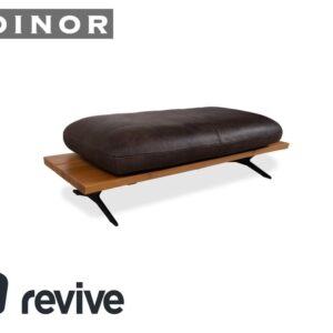 Koinor Marylin Leder Hocker Schoko Braun manuelle Funktion