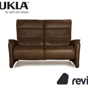 Hukla Leder Zweisitzer Braun