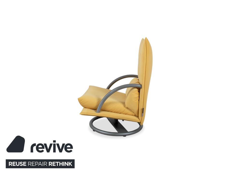 Rolf Benz BMP 418 Sessel Garnitur inkl. Hocker Stoff Gelb ✨ – Bild 16