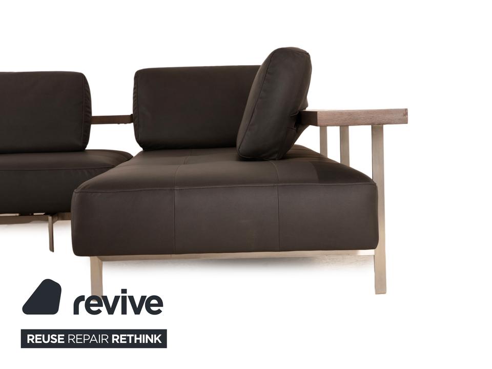 Rolf Benz Dono 6100 veganes Leder Ecksofa Dunkelgrau Sofa Couch ✨ – Bild 12
