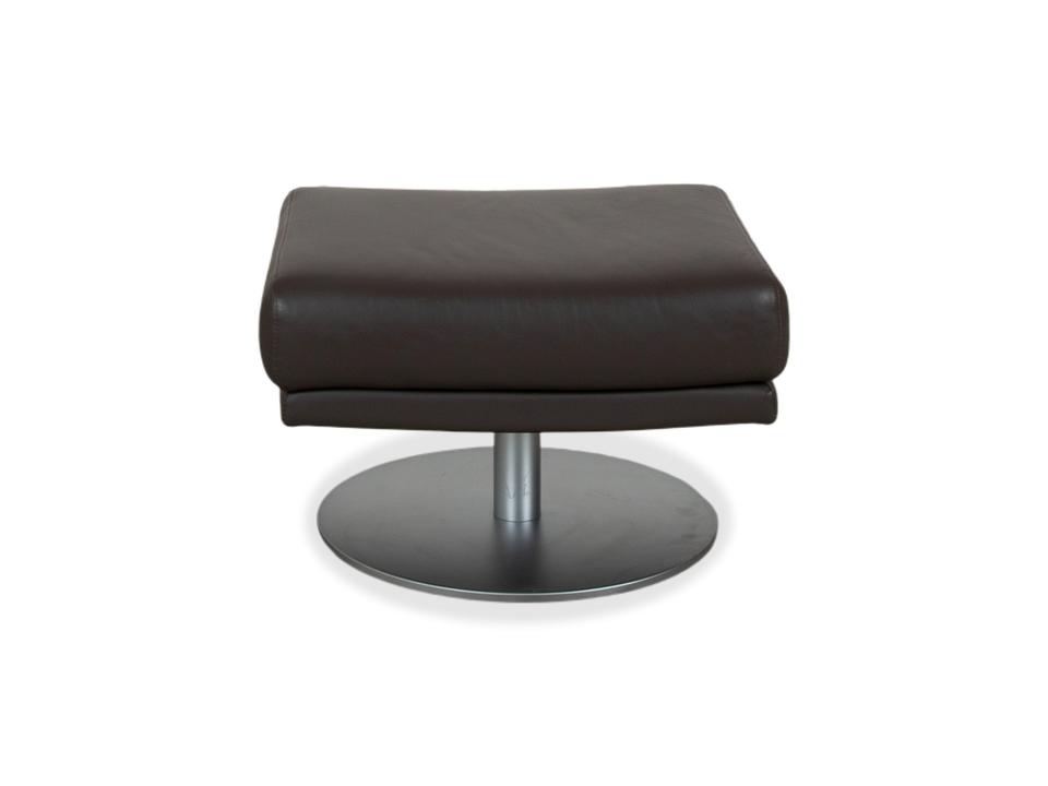 Rolf Benz Leder Metall Sessel Schwarz Anthrazit Dunkelbraun – Bild 20