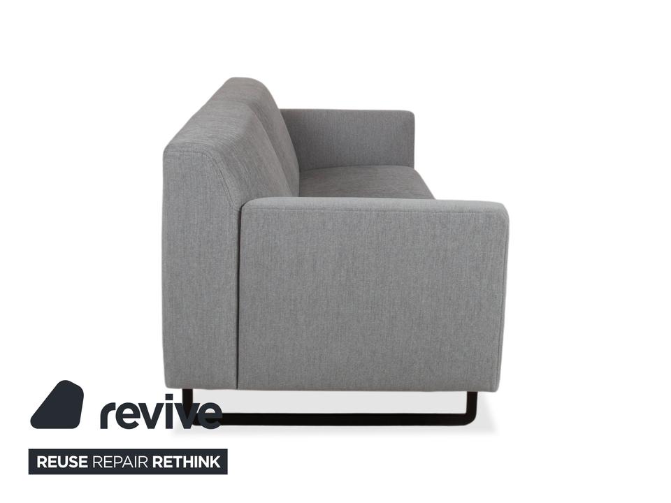 Rolf Benz 328 Stoff Garnitur 2x Dreisitzer Grau Sofa Couch – Bild 17