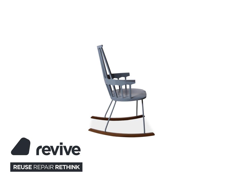 Kartell Comback Schaukelstuhl Holz Kunststoff Blau Patricia – Bild 13