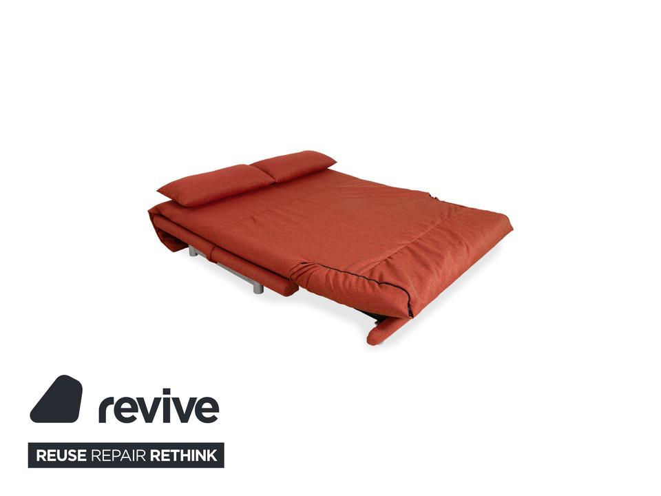 Ligne Roset Multy Stoff Dreisitzer Sofa Rot Rostbraun Neubezug – Bild 6